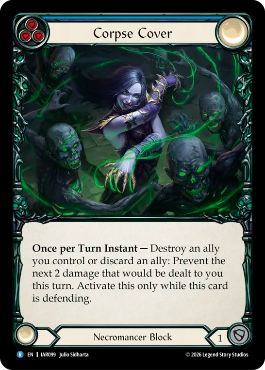 Corpse Cover - Blue (Rainbow Foil)