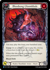 Bloodsong Gloomblade - Red