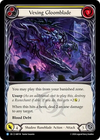 Vexing Gloomblade - Yellow (Rainbow Foil)
