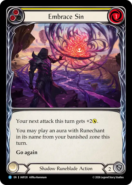 Embrace Sin - Yellow (Rainbow Foil)