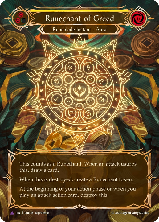 Runechant of Greed (Marvel) - Omens of the Third Age - Flesh