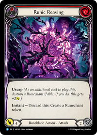 Runic Reaving - Red (Rainbow Foil)