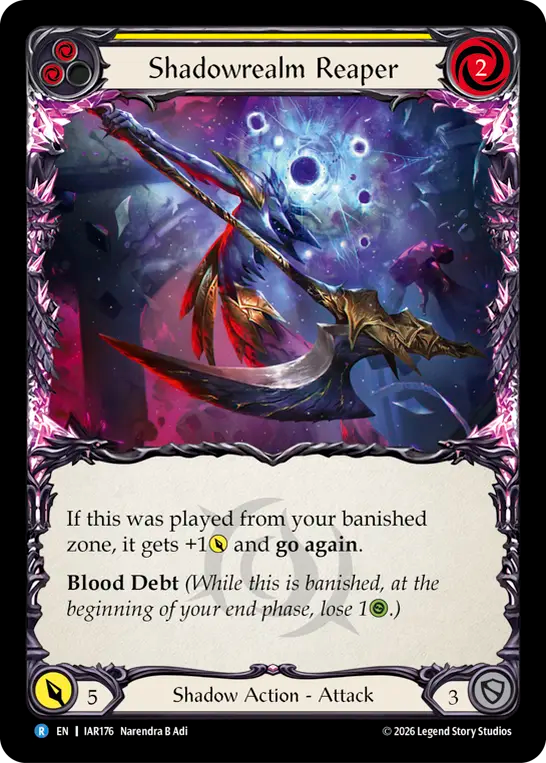 Shadowrealm Reaper - Yellow (Rainbow Foil)