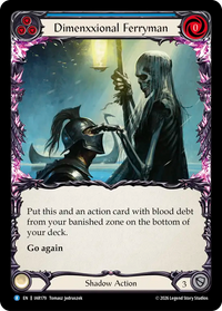 Dimenxxional Ferryman - Blue (Rainbow Foil)