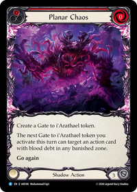 Planar Chaos - Red (Rainbow Foil)