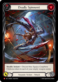 Deadly Spinneret (Rainbow Foil Extended Art)
