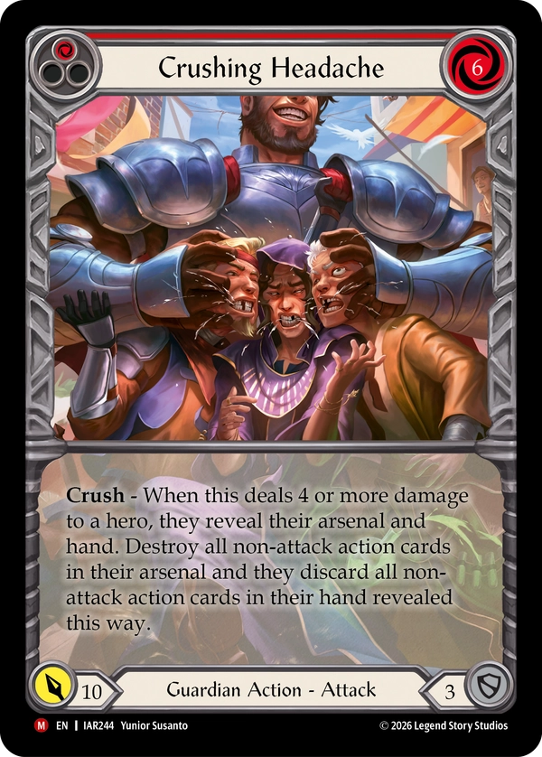 Crushing Headache (Rainbow Foil Extended Art)