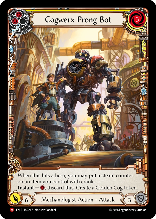 Cogwerx Prong Bot (Extended Art Rainbow Foil)