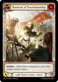 Banneret of Swordsmanship (Extended Art Rainbow Foil)