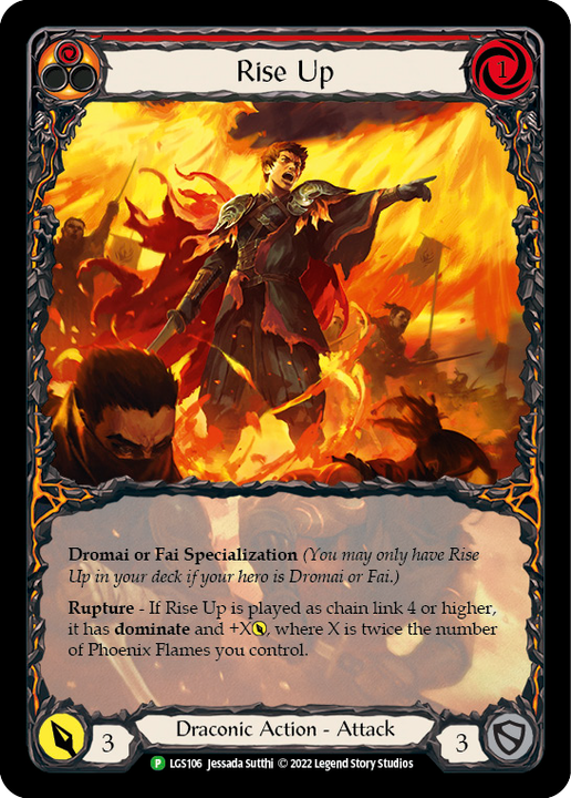 Rise Up (Promo) - Flesh & Blood TCG - FaB Foundry