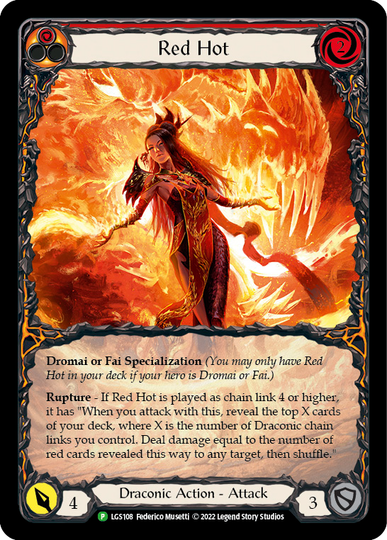 Red Hot (Promo) - Flesh & Blood TCG - FaB Foundry