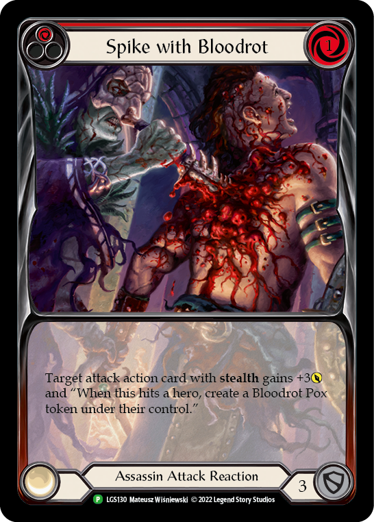 Spike with Bloodrot (Red) (Promo) - Flesh & Blood TCG - FaB Foundry