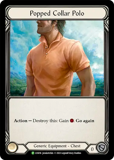 Popped Collar Polo (Judge Shirt) (Promo)