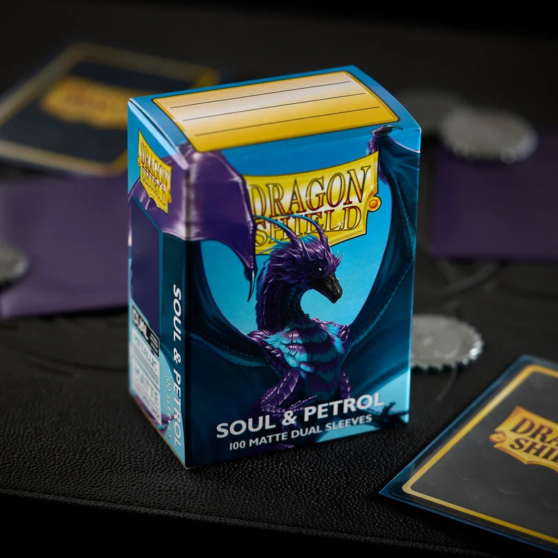 Dragon Shield - Dual Matte Sleeves - Soul & Petrol