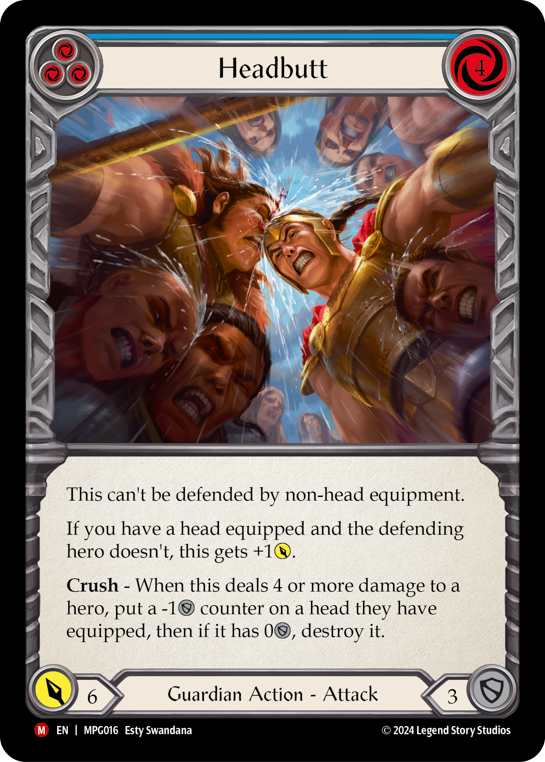 flesh and blood guardian cards Headbutt - Mastery Pack Guardian