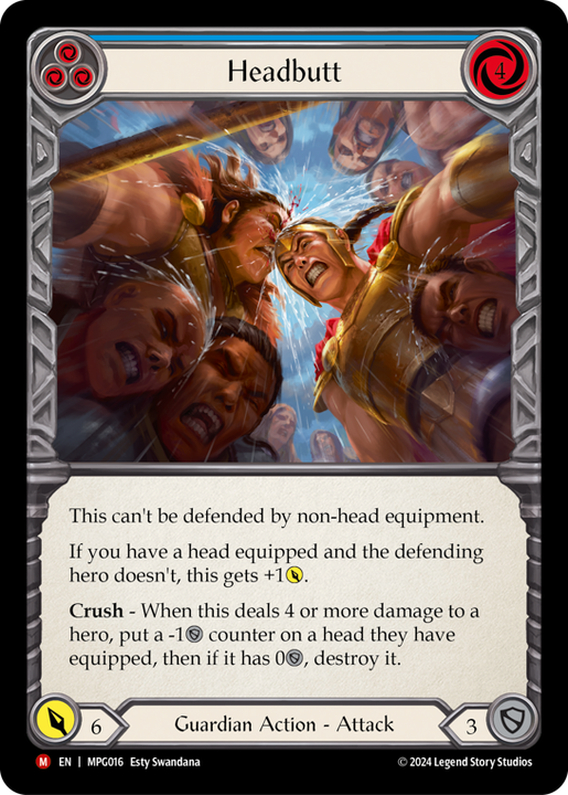 Headbutt - Mastery Pack Guardian - Flesh & Blood TCG – FaB