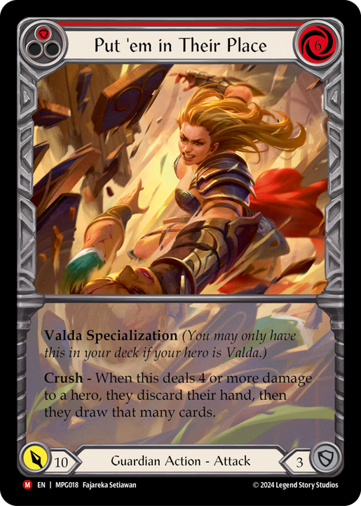 Put 'Em In Their Place (Extended Art) - Mastery Pack Guardian