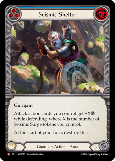 Seismic Shelter - Mastery Pack Guardian - Flesh & Blood TCG – FaB