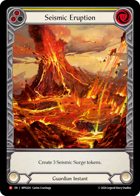 Seismic Eruption (Micro) - Mastery Pack Guardian - Flesh & Blood