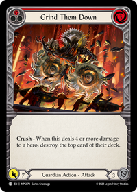 Grind Them Down (Red)