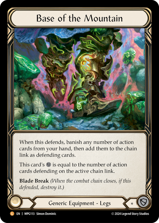Base of the Mountain - Mastery Pack Guardian - Flesh & Blood TCG