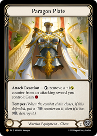 Paragon Plate (Cold Foil)