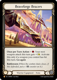 Braveforge Bracers (Rainbow Alternate Foil)