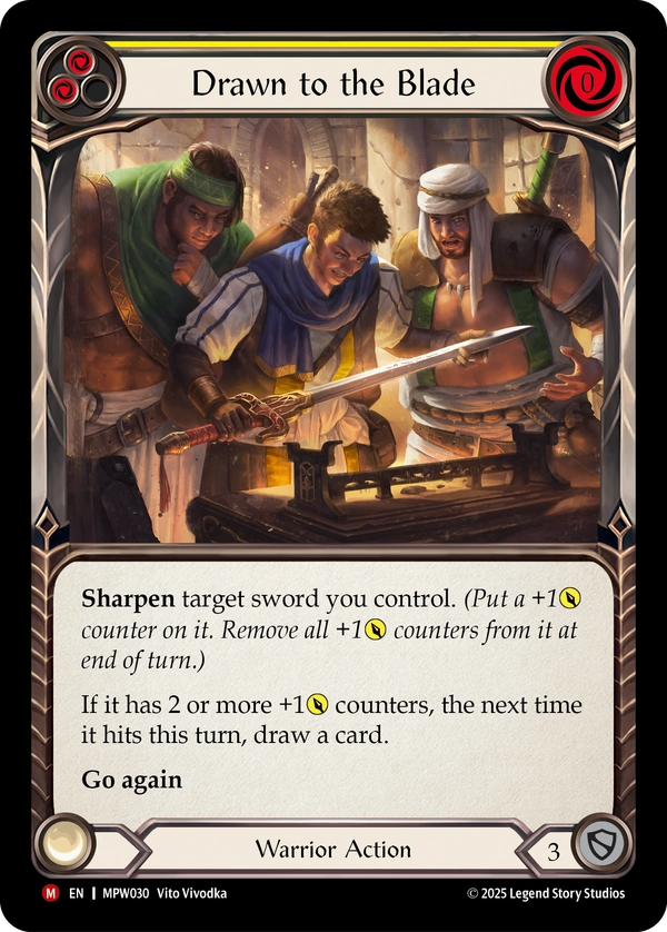Drawn to the Blade (Rainbow Foil)