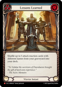 Lessons Learned (Rainbow Foil)