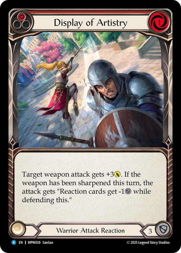 Display of Artistry (Red) (Rainbow Foil)