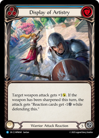 Display of Artistry (Blue) (Rainbow Foil)