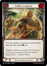 Golden Company (Blue) (Rainbow Foil)