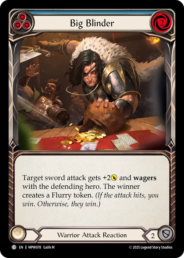 Big Blinder (Blue) (Rainbow Foil)