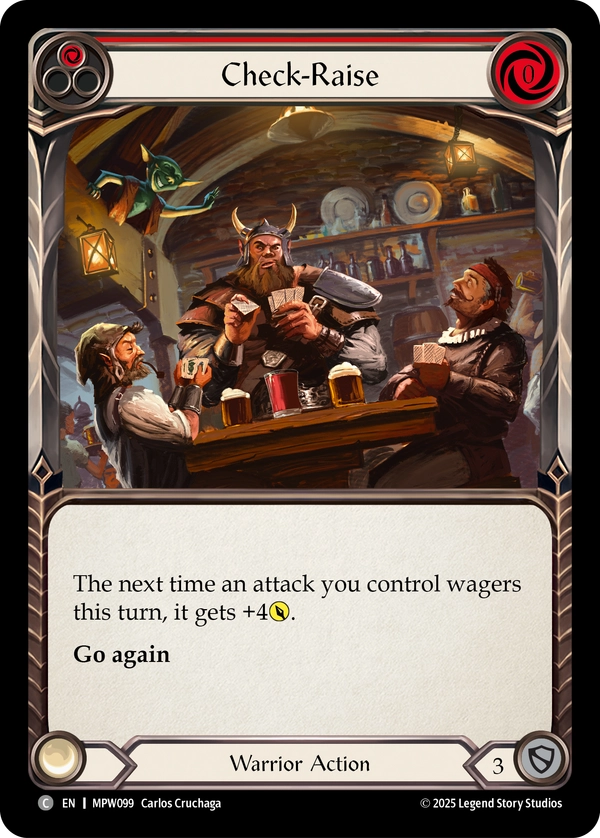 Check-Raise (Red) (Rainbow Foil)