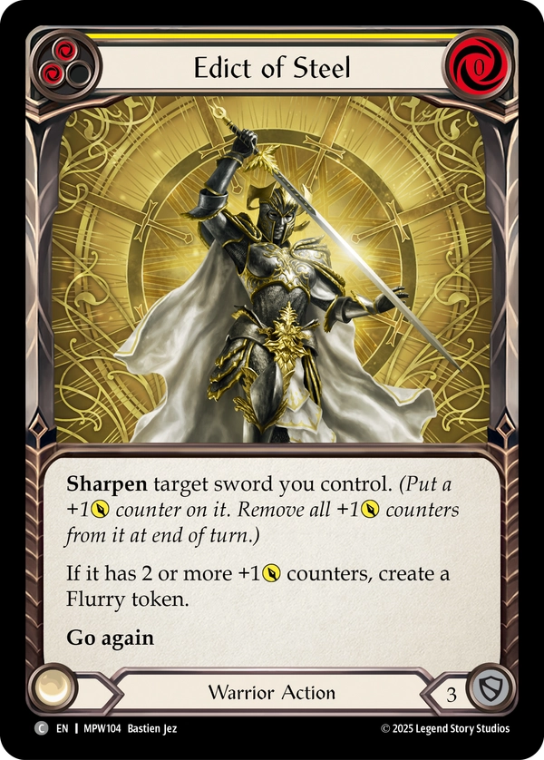 Edict of Steel (Yellow)