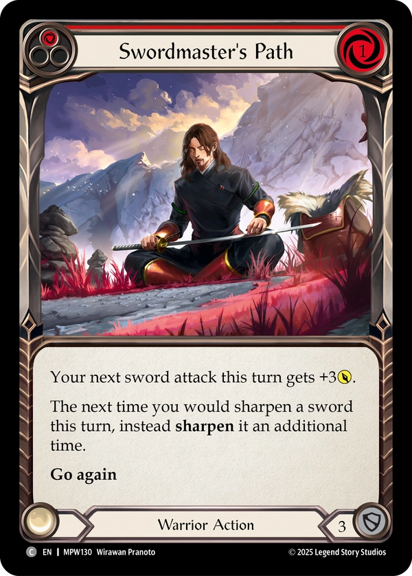 Swordmaster's Path (Red) (Rainbow Foil)