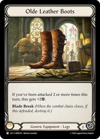 Olde Leather Boots (Cold Foil)
