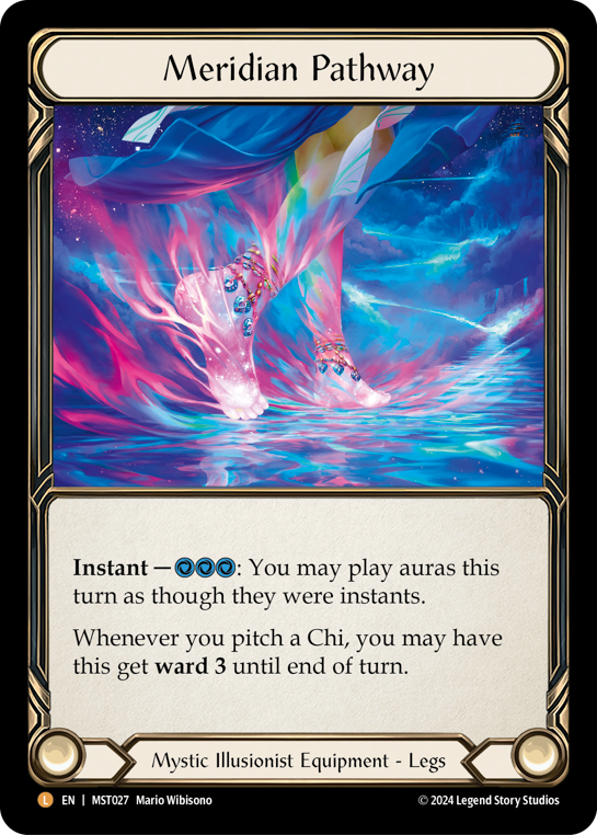 pathway cards mtg Meridian Pathway - Part the Mistveil - Flesh & Blood TCG