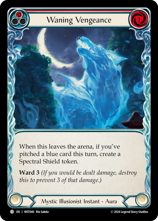 Waning Vengeance (Red) - Part the Mistveil - Flesh & Blood