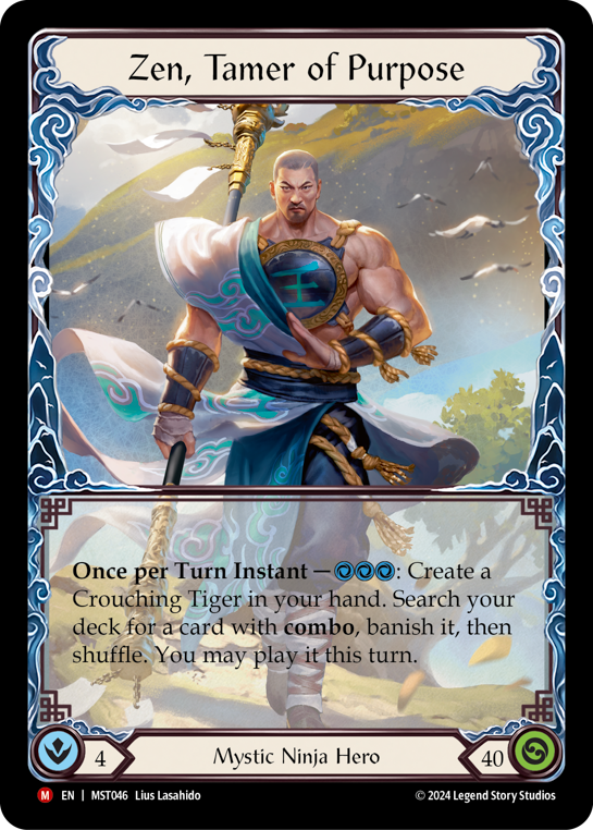 Zen, Tamer of Purpose - Part the Mistveil - Flesh & Blood TCG
