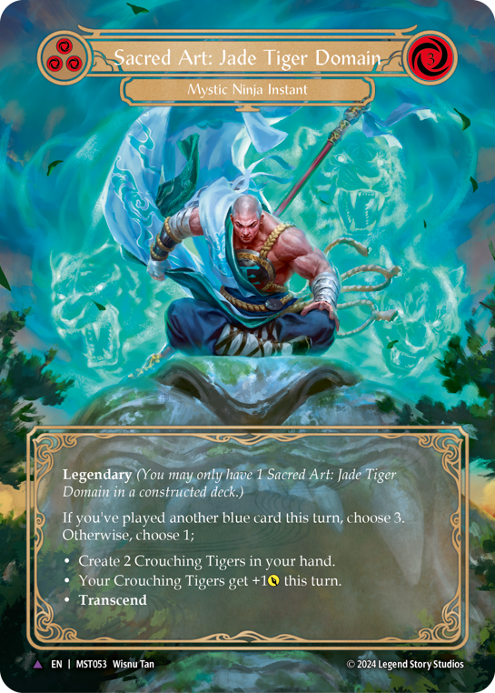 Sacred Art: Jade Tiger Domain // Inner Chi (Marvel)