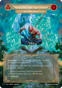 Sacred Art: Jade Tiger Domain // Inner Chi (Marvel)