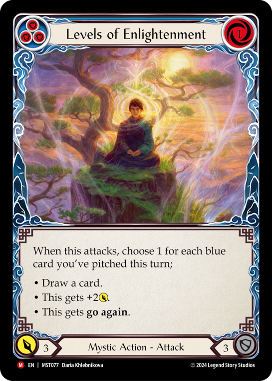 mtg level cards Levels of Enlightenment - Part the Mistveil - Flesh & Blood TCG