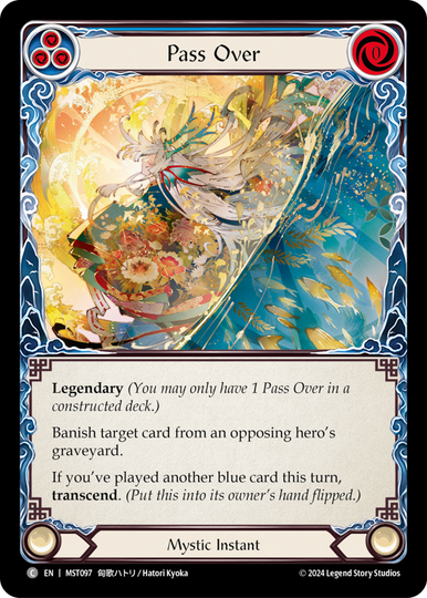 【PSA10】Pass Over // Inner Chi (Marvel) Pass Over // Inner Chi - Part the Mistveil - Flesh & Blood