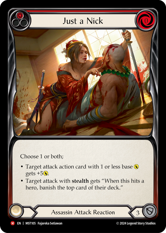 Just a Nick - Part the Mistveil - Flesh & Blood TCG - FaB Foundry