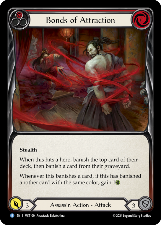 Bonds of Attraction (Red) - Part the Mistveil - Flesh & Blood TCG