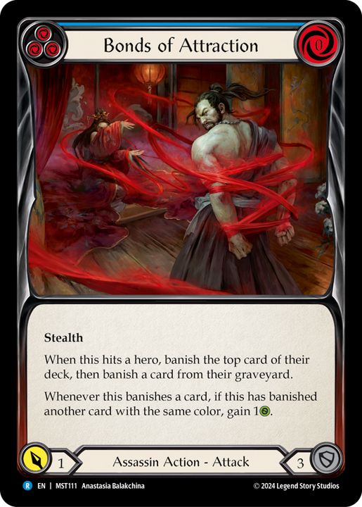 Bonds of Attraction (Blue) - Part the Mistveil - Flesh & Blood TCG