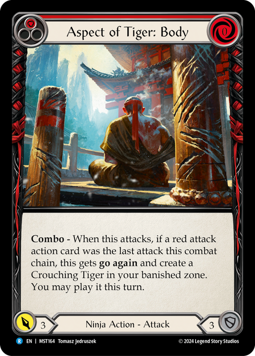 Aspect of Tiger: Body - Part the Mistveil - Flesh & Blood TCG