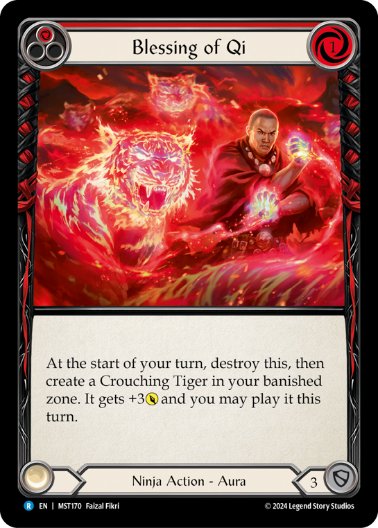 Blessing of Qi (Red)