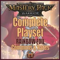 Mastery Pack Warrior Playset (Rainbow Foil)